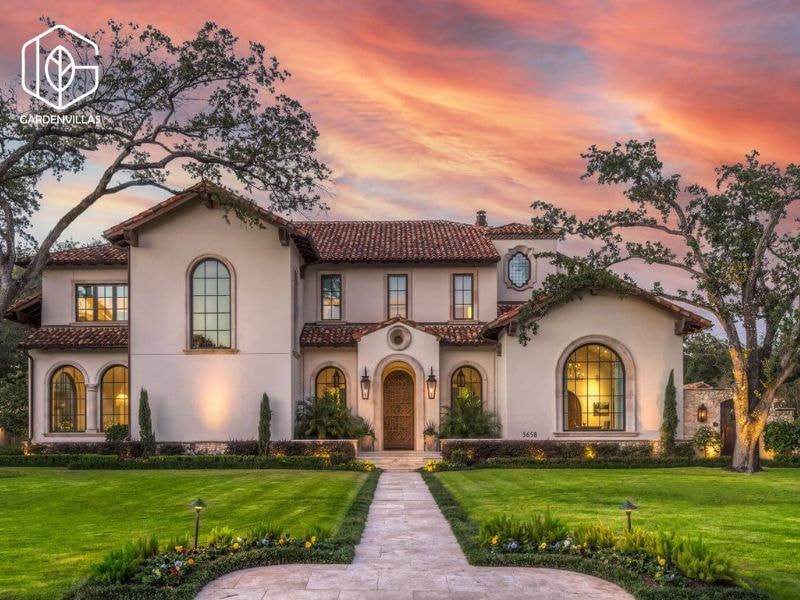 thiết kế nhà vườn 300m2