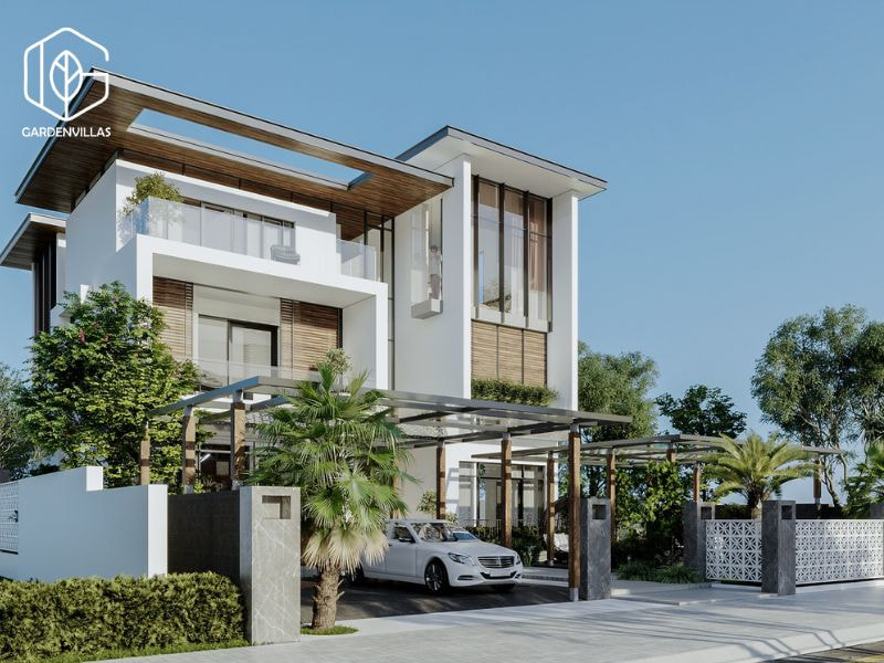 thiết kế nhà vườn 300m2