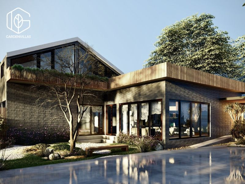 thiết kế nhà vườn 300m2