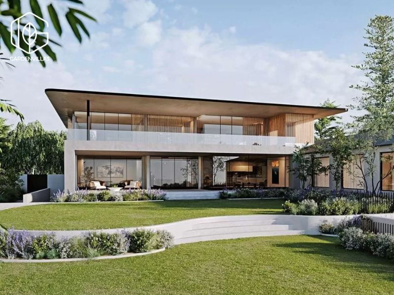 thiết kế nhà vườn 300m2