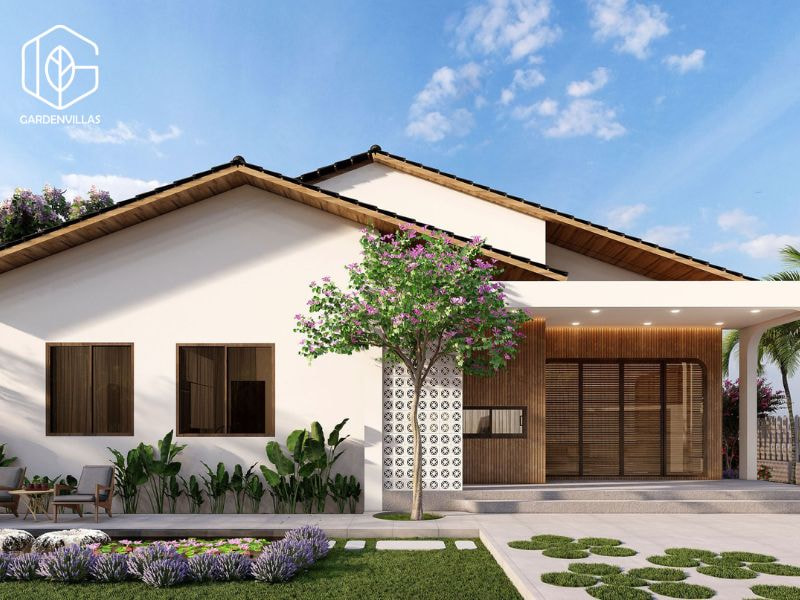 thiết kế nhà vườn 300m2