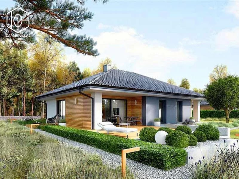 thiết kế nhà vườn 300m2