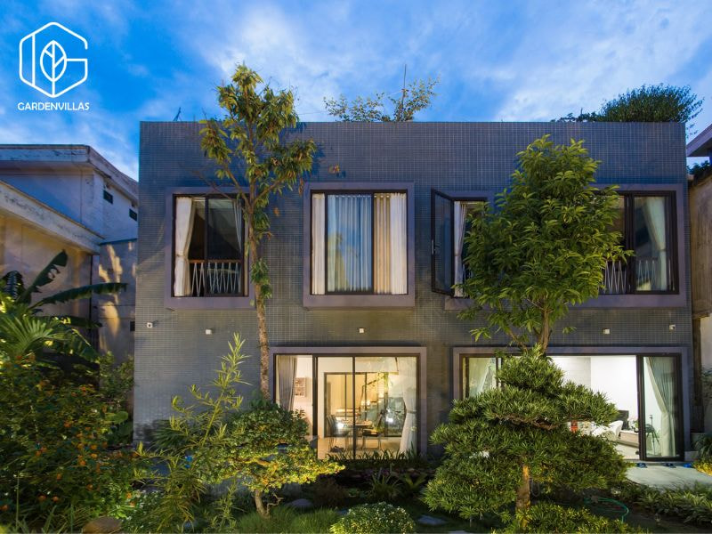 thiết kế nhà vườn 400m2