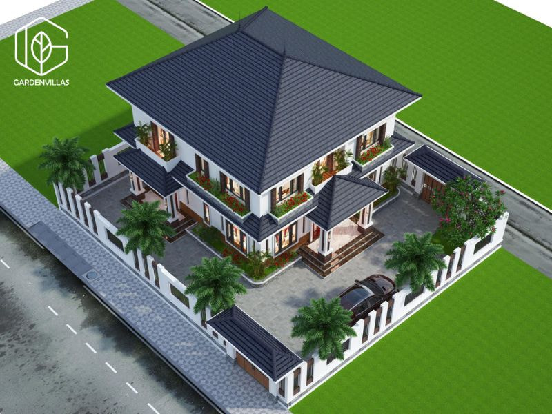 thiet ke nha vuon 80m2
