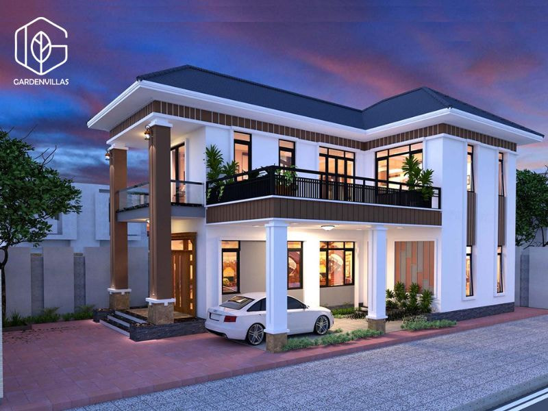 thiet ke nha vuon 80m2