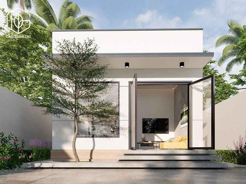 thiet ke nha vuon 80m2