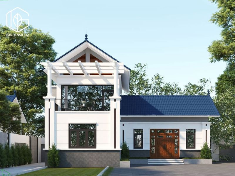 thiet ke nha vuon 80m2