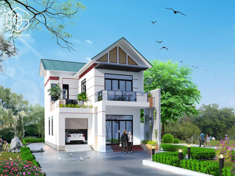 thiet ke nha vuon 80m2