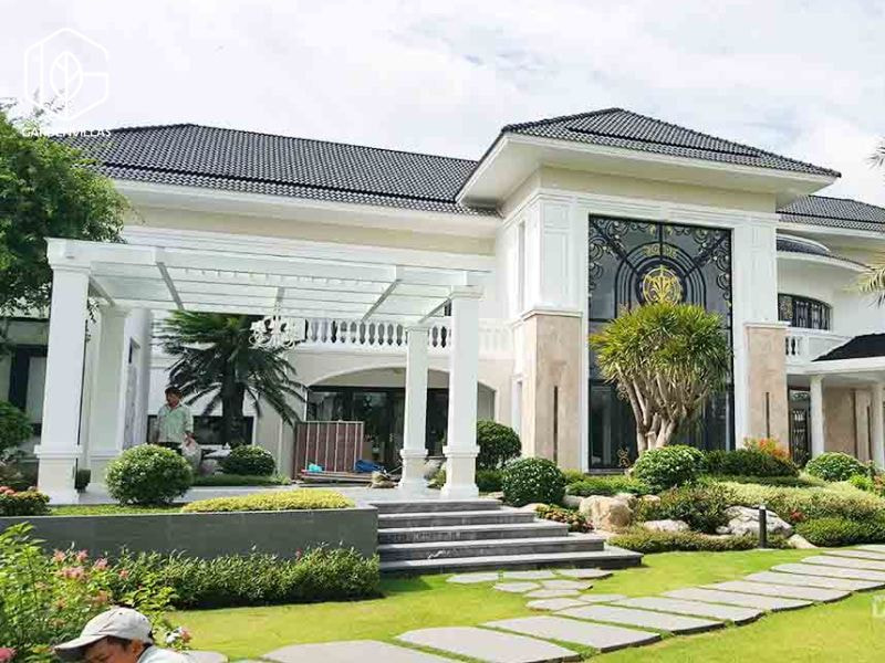 thiết kế nhà vườn 8x20