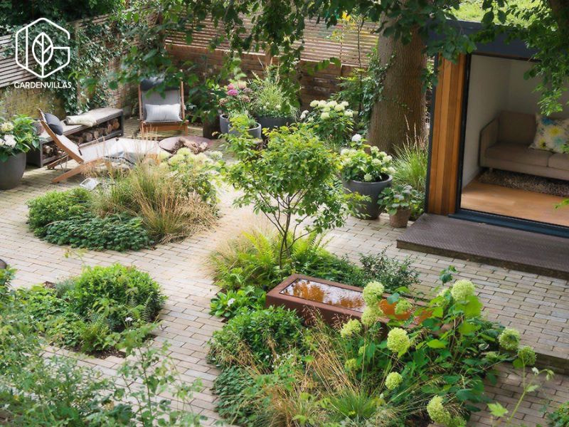 thiết kế nhà vườn 8x20