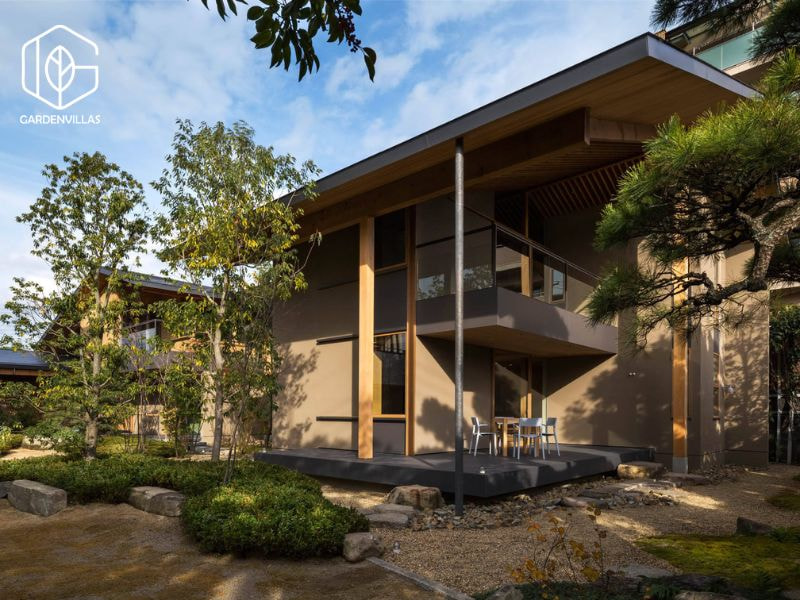 thiết kế nhà vườn 8x20