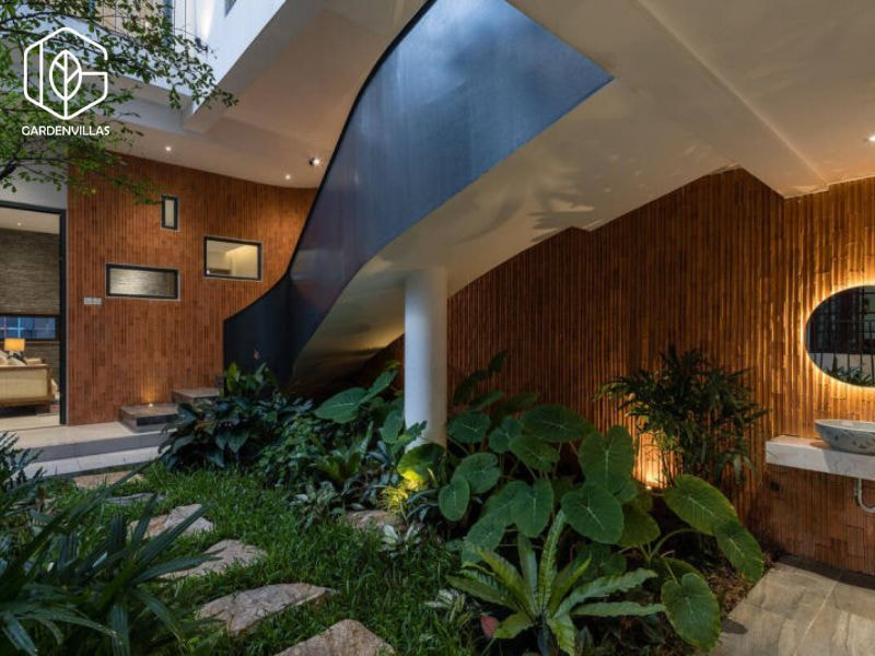 thiết kế nhà vườn 8x20