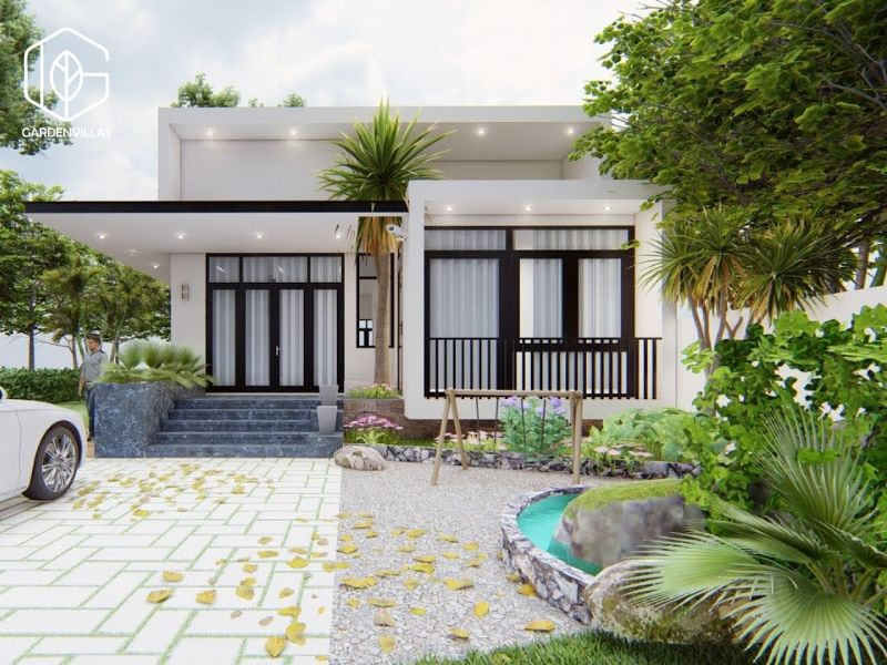  thiết kế nhà vườn đơn giản