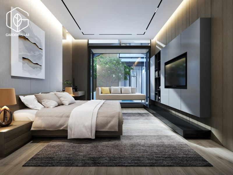 thiết kế nhà vườn 3 phòng ngủ