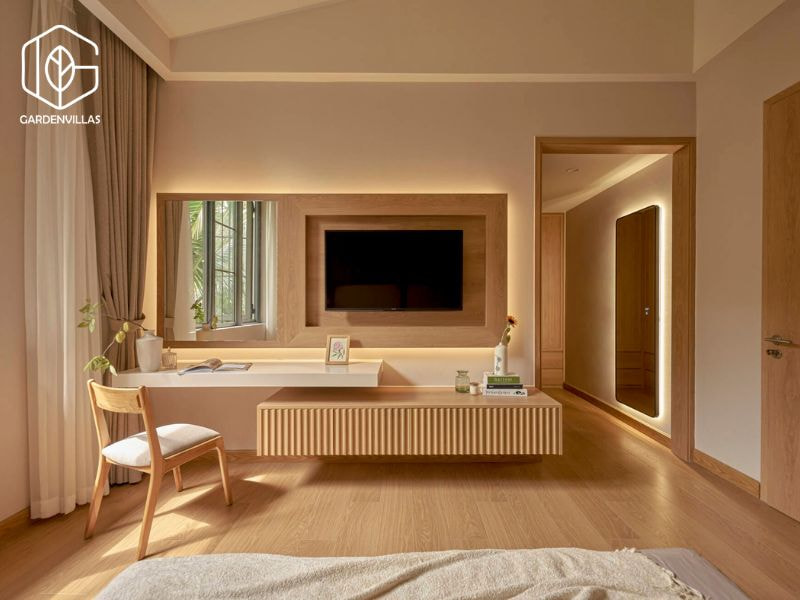 thiết kế nhà vườn 3 phòng ngủ