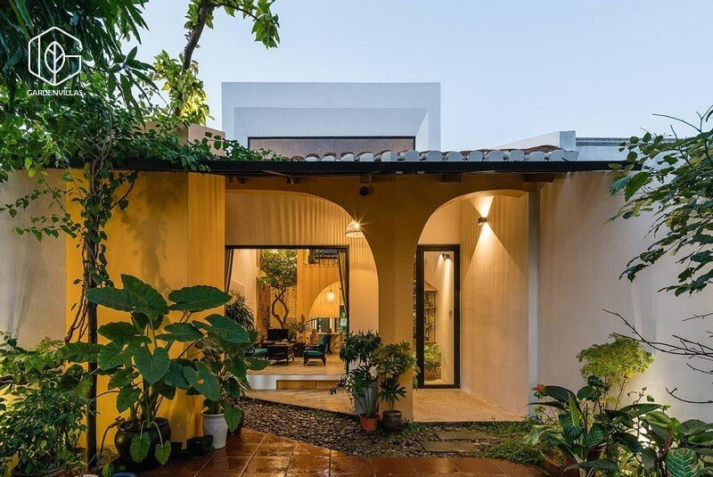 thiết kế nhà vườn 400m2